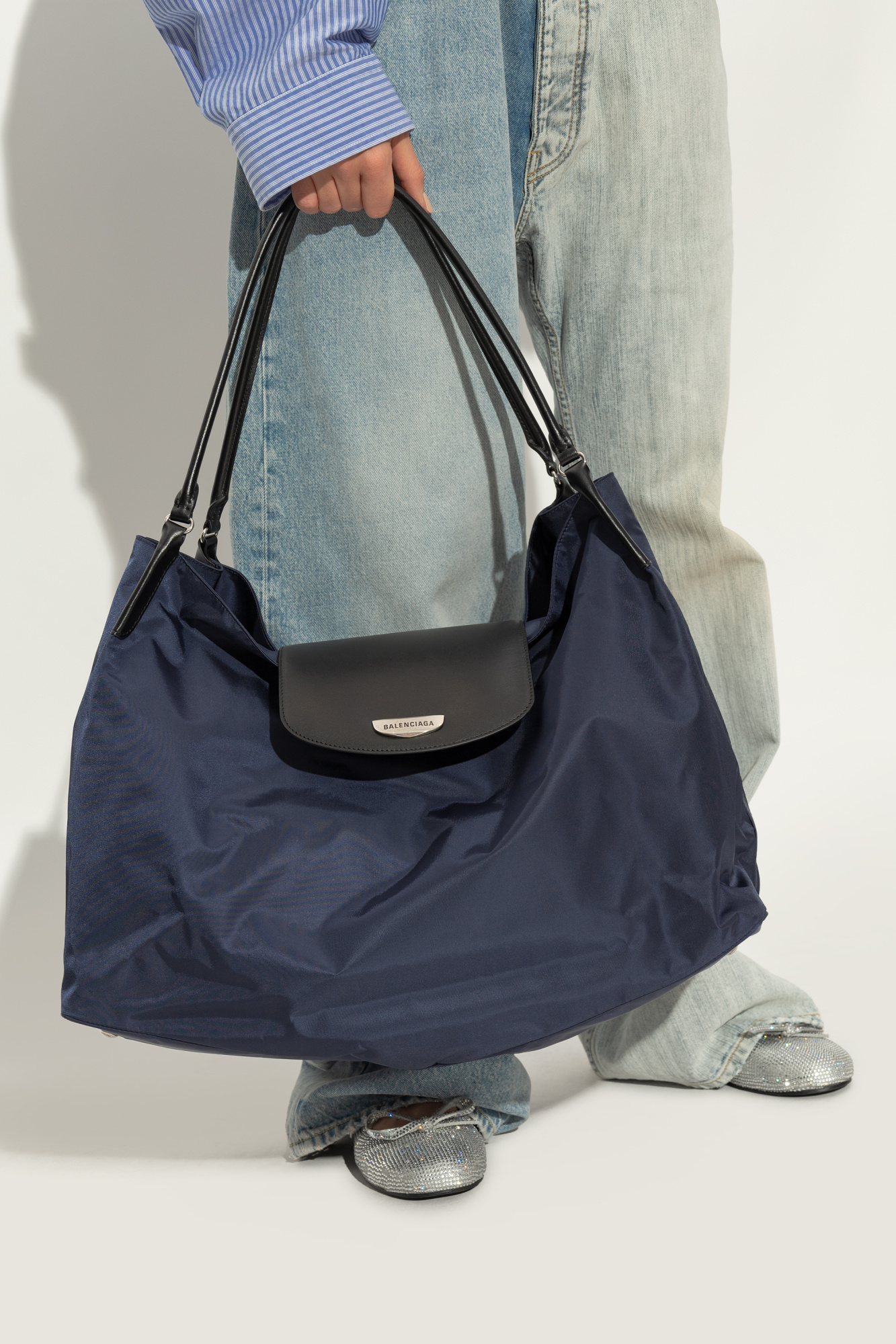 Navy blue Shoulder bag 'Geneve' Balenciaga - Vitkac Italy